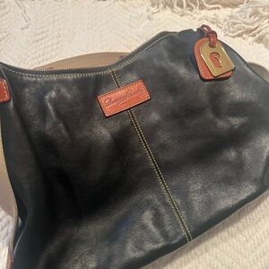 Dooney & Bourke Black Leather Shoulder Bag